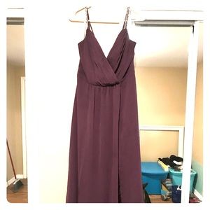 Long David’s Bridal bridesmaid/formal wear dress